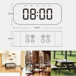 AEC BT501 Bluetooth 5.0 Mini Speaker with LED & Alarm Clock & Clock & Mirror, Support 32G TF Card, BT501 - Image 7
