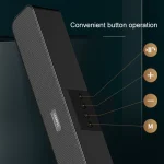 LEERFEI E91 10W Long Bar Shape Dual-speaker Multimedia Radio Bluetooth Audio, Support TF Card / U Disk / 3.5mm AUX, Support TF Card / U Disk / 3.5mm AUX - Image 5