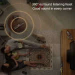 LEERFEI E91 10W Long Bar Shape Dual-speaker Multimedia Radio Bluetooth Audio, Support TF Card / U Disk / 3.5mm AUX, Support TF Card / U Disk / 3.5mm AUX - Image 8