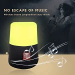 T&G TG168 Portable Wireless Bluetooth V5.0 Stereo Speaker with Handle, Built-in MIC, Support Flashing LED Light & TF Card & U Disk & AUX IN & FM, TG168 - Image 16