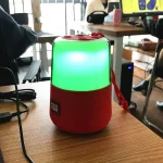 T&G TG168 Portable Wireless Bluetooth V5.0 Stereo Speaker with Handle, Built-in MIC, Support Flashing LED Light & TF Card & U Disk & AUX IN & FM, TG168 - Image 17