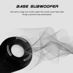 T&G TG168 Portable Wireless Bluetooth V5.0 Stereo Speaker with Handle, Built-in MIC, Support Flashing LED Light & TF Card & U Disk & AUX IN & FM, TG168 - Image 11