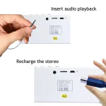 YM370 Multifunctional Bluetooth Speaker with Mic, Support Hands-free Calls & TF Card - Image 7