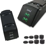 iplay Dual Port Charging Dock Station Stand / Controller Charging Stand for For Sony Playstation 4 PS4 & Slim PS4 Pro with LED Display Indicator Screen, HBP-119