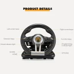 PXN-V3 Racing Game Steering Wheel for PC / PS3 / 4 / xbox one / switch, For PC / PS3 / 4 / xbox one / switch - Image 9