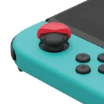 Left + Right Gamepad Rocker Cap Button Cover for Switch, For Switch(Black), For Switch(Blue + Magenta), For Switch(Green+Red), For Switch(Red) - Image 4