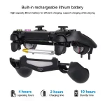 Wireless Bluetooth Diamond Texture Shock Touch Plate Game Handle Controller with Smart Indicator for Sony PS4 - Image 7