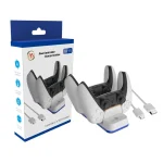 JYS P5116 Wireless Handle Dual Charging Station with Indicator Light For PS5 - Image 2