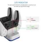 JYS P5116 Wireless Handle Dual Charging Station with Indicator Light For PS5 - Image 5