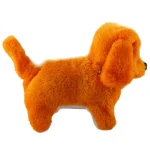2 PCS Plush Puppy Electric Toys Can Will Move Forward / Will Backwards / Sounding and Luminous Eyes - Image 3
