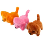 2 PCS Plush Puppy Electric Toys Can Will Move Forward / Will Backwards / Sounding and Luminous Eyes - Image 7