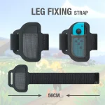 ipega GP-319 For Switch Joy-Con Adjustable Gaming Controller Grip Gamepad Leg Fixing Straps + Cloth Cover Set - Image 4