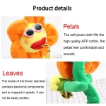 Sunflower Sax Style Bluetooth Plush Children Adult Toy ,Support USB Charging & Battery - Image 3