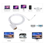 1.8m Mini DisplayPort Male to VGA Male Adapter Cable - Image 6