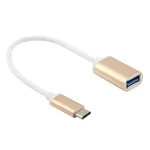 20cm Metal Head USB 3.1 Type-c Male to USB 3.0 Female Adapter Cable