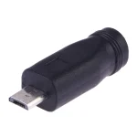 DC 5.5 x 2.1mm Female to Micro USB Male Power Converter - Image 2