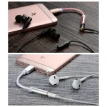 ENKAY Hat-Prince USB-C / Type-C to 3.5mm Nylon Woven Audio Adapter, Length: about 10cm, Black, Gold, Magenta - Image 9