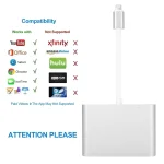 3 in 1 8 Pin to HDMI / VGA / Audio Adapter - Image 9