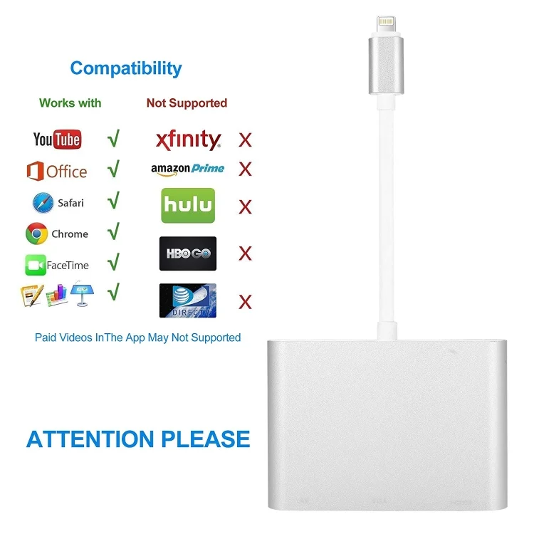 PC0210S_8.webp 3 in 1 8 Pin to HDMI / VGA / Audio Adapter - Image 9