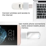Plastic USB-C / Type-C Male to USB 2.0 Female OTG Data Transmission Charging Adapter - Image 6