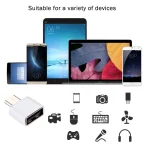 Plastic USB-C / Type-C Male to USB 2.0 Female OTG Data Transmission Charging Adapter - Image 7