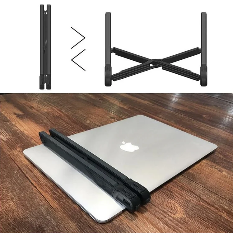 PC0823B_2.webp NEXSTAND Laptop Height Extender Holder Stand Folding Portable Computer Heat Dissipation Bracket, Size: 27x3.9x3.6cm - Image 3