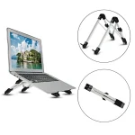 Aluminum Alloy Laptop Height Extender Holder Stand Folding Portable Computer Heat Dissipation Bracket, Size: 24.5x3.3x2.8cm - Image 6