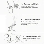 Nexstand K2 Laptop Height Extender Holder Stand Folding Portable Computer Heat Dissipation Bracket, Size: 35.4x4x4cm - Image 11
