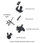 Nexstand K2 Laptop Height Extender Holder Stand Folding Portable Computer Heat Dissipation Bracket, Size: 35.4x4x4cm - Image 4