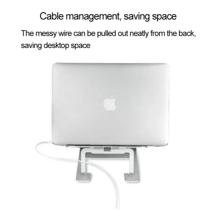 PC0833S_11.webp Laptop Height Extender Holder Stand Folding Portable Computer Heat Dissipation Bracket, Size: 22.3x23.5x1.3cm - Image 12