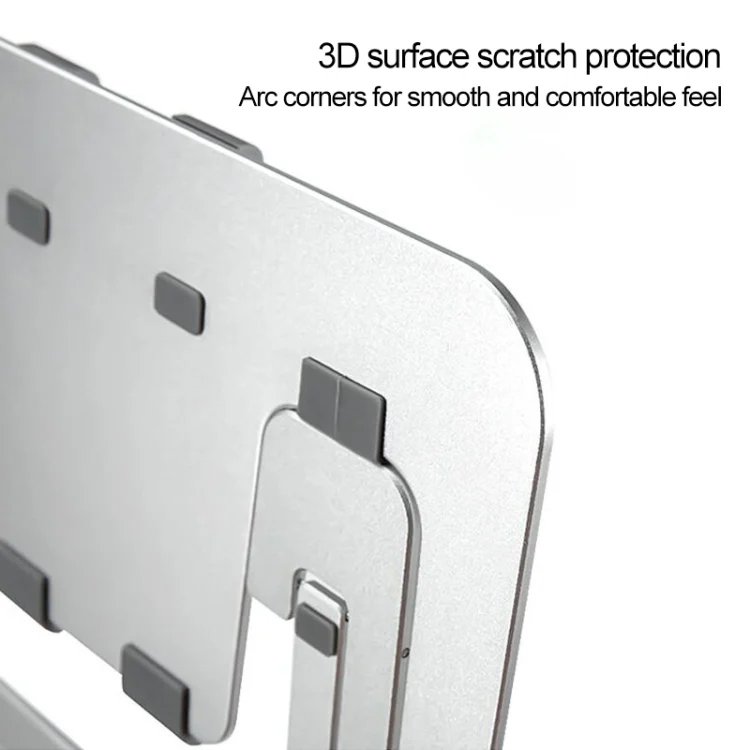 PC0833S_12.webp Laptop Height Extender Holder Stand Folding Portable Computer Heat Dissipation Bracket, Size: 22.3x23.5x1.3cm - Image 13