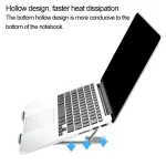 Laptop Height Extender Holder Stand Folding Portable Computer Heat Dissipation Bracket, Size: 22.3x23.5x1.3cm - Image 14