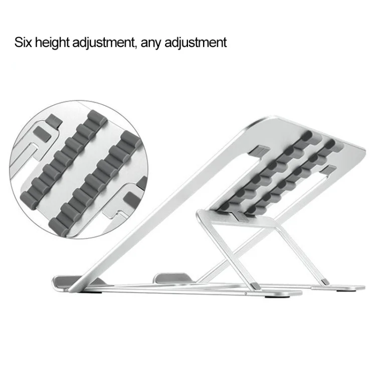 PC0833S_8.webp Laptop Height Extender Holder Stand Folding Portable Computer Heat Dissipation Bracket, Size: 22.3x23.5x1.3cm - Image 9