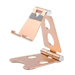 ROOSTAND R2 Aluminum Alloy Mobile Desktop Tablet Bracket Double Folding Lazy Artifact, Size: 6.4x7x9cm, R2 Champagne Gold, R2  Rose Gold, R2  Rose Red, R2  Silver, R2 Black - Image 2