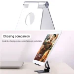 ROOSTAND R2 Aluminum Alloy Mobile Desktop Tablet Bracket Double Folding Lazy Artifact, Size: 6.4x7x9cm, R2 Champagne Gold, R2  Rose Gold, R2  Rose Red, R2  Silver, R2 Black - Image 13