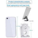 ROOSTAND R2 Aluminum Alloy Mobile Desktop Tablet Bracket Double Folding Lazy Artifact, Size: 6.4x7x9cm, R2 Champagne Gold, R2  Rose Gold, R2  Rose Red, R2  Silver, R2 Black - Image 6