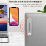 Universal Pasteable Aluminum Alloy Laptop Expansion Bracket Magnetic Suction Mobile Phone Bracket - Image 8