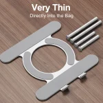 R-JUST BJ03 Universal Detachable Bench Shape Aluminum Alloy Angle Adjustable Laptop Stand - Image 6