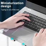 R-JUST BJ03 Universal Detachable Bench Shape Aluminum Alloy Angle Adjustable Laptop Stand - Image 8