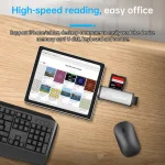 118 2 in 1 USB + 8 Pin Interfaces USB Flash Disk / Memory Card OTG Card Reader for IOS System Mobile Phone / Computer - Image 10