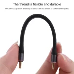 10Gbps Double USB-C / Type-C Soft Flat Data Transmission Fast Charging Cable - Image 3