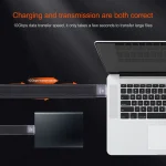 10Gbps Double USB-C / Type-C Soft Flat Data Transmission Fast Charging Cable - Image 4
