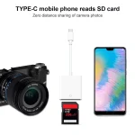 D-118 Type-C / USB-C Mobile Phone SD Card Reader - Image 4