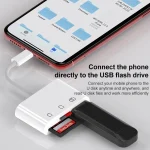 D-168 3 In 1 8 Pin OTG High-speed Card Reader - Image 4