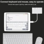 D-168 3 In 1 8 Pin OTG High-speed Card Reader - Image 5