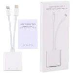 NK-101Y ST Pro 8 Pin + USB-C / Type-C to SD / TF Card Camera Adapter - Image 3