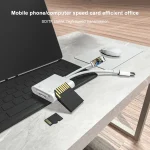 NK-101Y ST Pro 8 Pin + USB-C / Type-C to SD / TF Card Camera Adapter - Image 7