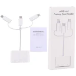 NK 103T 8 Pin + USB-C / Type-C + Micro USB to USB + SD / TF Card Camera Adapter - Image 3