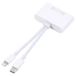 NK-103Pro 3 in 1 8 Pin + USB-C / Type-C Male to USB + TF / SD Card Reader - Image 2