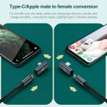 USB-C / Type-C Male to USB-C / Type-C Female Elbow Adapter - Image 5